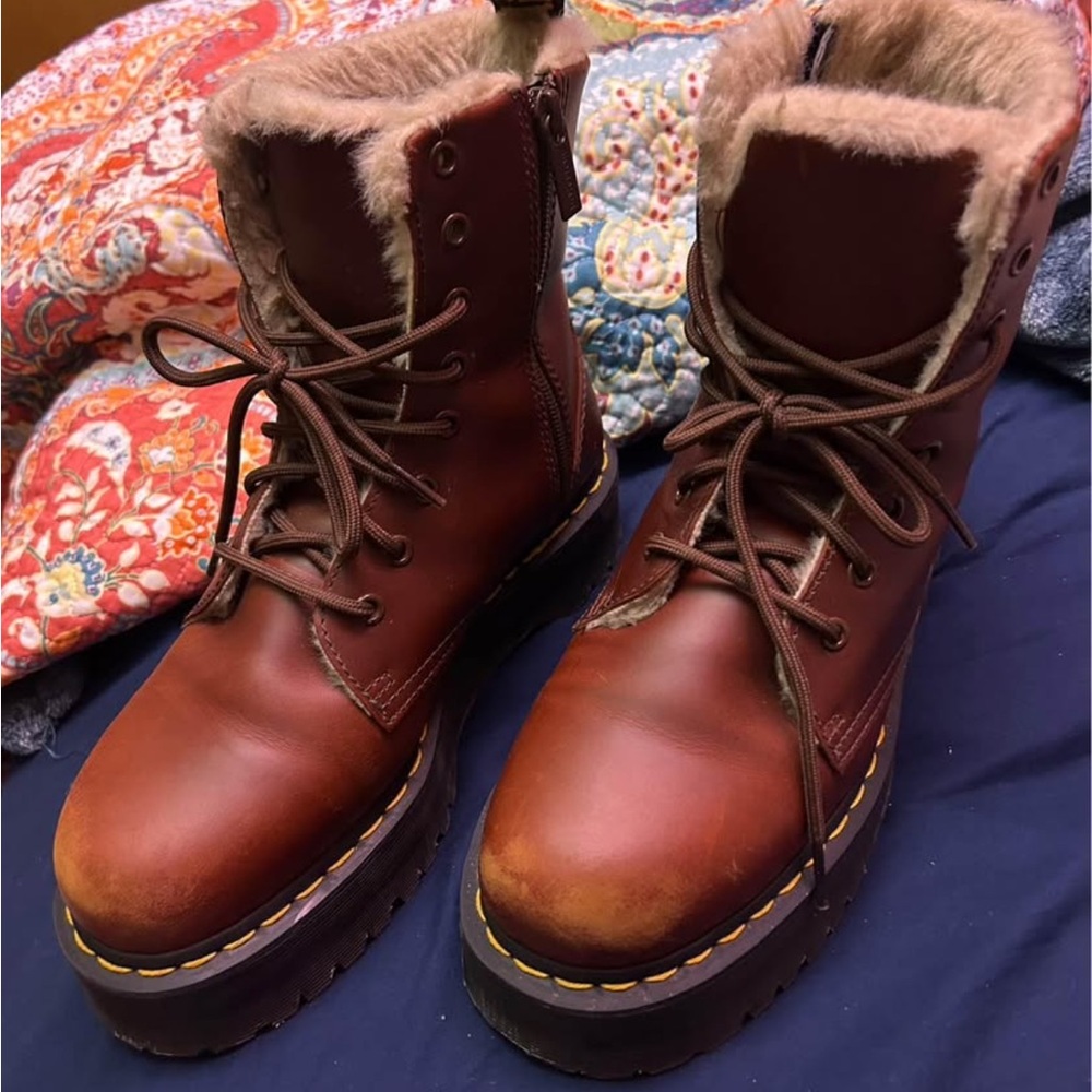 Brown Dr. Marten JADON Boots